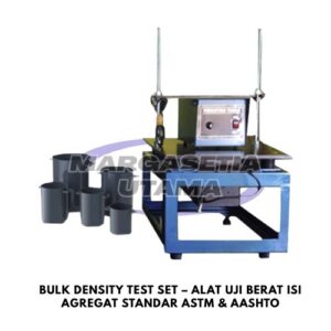Bulk Density Test Set, Alat Uji Berat Isi, Unit Weight Aggregate, Vibrating Table Laboratorium, Container Machined Steel, Pengujian Agregat Kasar Halus, Alat Teknik Sipil ASTM C-29, AASHTO T-19, Pengujian Beton Aspal