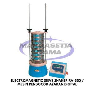 Electromagnetic Sieve Shaker, Mesin Ayakan Elektromagnetik, Sieve Shaker RA-550, Alat Pengocok Ayakan Laboratorium, Alat Uji Pasir Tanah Fine Material, Wet Sieving Test Shaker, Sieve Shaker 8 Inch 200mm, Mesin Ayakan Teknik Sipil, Digital Sieve Shaker