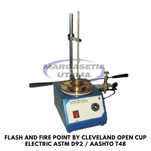 Cleveland Open Cup Electric, Flash and Fire Point Tester, ASTM D92, AASHTO T48, Electric Flash Point Tester, Fire Point Test Equipment, Cleveland Open Cup Apparatus, Petroleum Testing Equipment, Bitumen Testing Equipment, Asphalt Testing Equipment, Flash Point Apparatus, Laboratory Testing Equipment, Civil Engineering Laboratory Equipment, Asphalt Laboratory Equipment, Bituminous Material Testing, Petroleum Product Testing, Electric Cleveland Tester, Road Construction Testing Equipment, Quality Control Laboratory Equipment, Material Testing Instruments margasetia, margasetia utama, toko alat uji, alat uji jakarta, alat teknik sipil, alat teknik sipil jakarta, distributor alat laboratorium sipil, laboratorium uji tanah, lab uji tanah, alat uji beton, lab uji beton, alat uji beton murah, alat uji aspal, lab uji aspal, alat uji aspal jalan, lab uji batuan, lab uji semen, alat uji batuan, uji batuan dan agregat, agregat, alat uji semen, alat survey, theodolite, teodolit, digital theodolite, total station, total tation, waterpass, automatic level, gps geodetik, gnss receiver, instrumen flir, cordex, armadex, kamera explosion proof, camera explosionproof, lutron, fluke, leica, proceq, jual total station jakarta, harga theodolite digital, automatic level waterpass, gps geodetik murah, distributor flir indonesia, cordex armadex camera, lutron fluke original, leica disto jakarta, proceq concrete hammer, alat laboratorium konstruksi indonesia