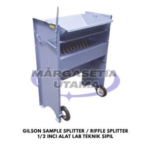 Gilson Sample Splitter 1/2 Inch Increment - Universal Riffle Splitter Alat Pembagi Sampel Agregat Gilson Sample Splitter 1/2" Original Gilson Sample Splitter / Riffle Splitter 1/2 Inci Alat Lab Teknik Sipil
