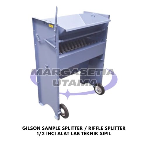 Gilson Sample Splitter 1/2 Inch Increment - Universal Riffle Splitter Alat Pembagi Sampel Agregat Gilson Sample Splitter 1/2" Original Gilson Sample Splitter / Riffle Splitter 1/2 Inci Alat Lab Teknik Sipil