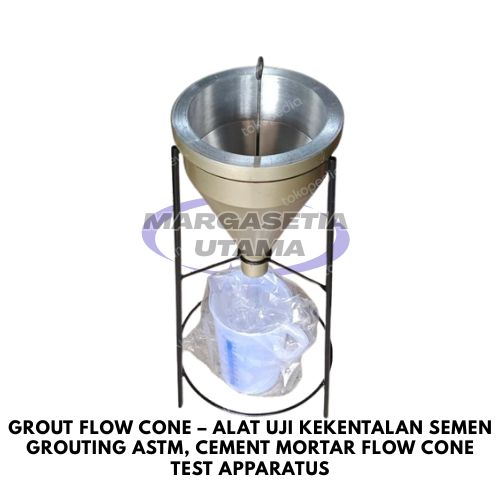 Grout Flow Cone, Alat Uji Kekentalan Semen, Flow Cone Test Apparatus, Cement Grout Testing Equipment, Alat Laboratorium Beton, Pengujian Grouting Semen, Viscosity Test Cement Grout, Mortar Flow Cone, Concrete Laboratory Equipment, Alat Uji Beton dan Semenmargasetia, margasetia utama, toko alat uji, alat uji jakarta, alat teknik sipil, alat teknik sipil jakarta, distributor alat laboratorium sipil, laboratorium uji tanah, lab uji tanah, alat uji beton, lab uji beton, alat uji beton murah, alat uji aspal, lab uji aspal, alat uji aspal jalan, lab uji batuan, lab uji semen, alat uji batuan, uji batuan dan agregat, agregat, alat uji semen, alat survey, theodolite, teodolit, digital theodolite, total station, total tation, waterpass, automatic level, gps geodetik, gnss receiver, instrumen flir, cordex, armadex, kamera explosion proof, camera explosionproof, lutron, fluke, leica, proceq, jual total station jakarta, harga theodolite digital, automatic level waterpass, gps geodetik murah, distributor flir indonesia, cordex armadex camera, lutron fluke original, leica disto jakarta, proceq concrete hammer, alat laboratorium konstruksi indonesia