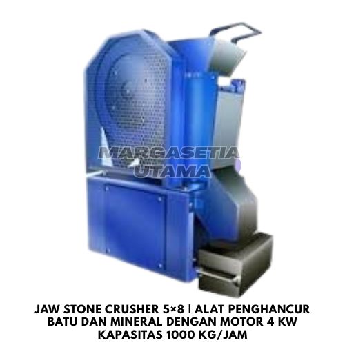 Jaw Crusher 5x8, Jaw Stone Crusher, Mesin Stone Crusher, Alat Penghancur Batu, Laboratory Jaw Crusher, Mesin Crusher Laboratorium, Stone Crusher Machine, Jaw Crusher Indonesia, Alat Preparasi Mineral, Crusher Batu Tambang,margasetia, margasetia utama, toko alat uji, alat uji jakarta, alat teknik sipil, alat teknik sipil jakarta, distributor alat laboratorium sipil, laboratorium uji tanah, lab uji tanah, alat uji beton, lab uji beton, alat uji beton murah, alat uji aspal, lab uji aspal, alat uji aspal jalan, lab uji batuan, lab uji semen, alat uji batuan, uji batuan dan agregat, agregat, alat uji semen, alat survey, theodolite, teodolit, digital theodolite, total station, total tation, waterpass, automatic level, gps geodetik, gnss receiver, instrumen flir, cordex, armadex, kamera explosion proof, camera explosionproof, lutron, fluke, leica, proceq, jual total station jakarta, harga theodolite digital, automatic level waterpass, gps geodetik murah, distributor flir indonesia, cordex armadex camera, lutron fluke original, leica disto jakarta, proceq concrete hammer, alat laboratorium konstruksi indonesia