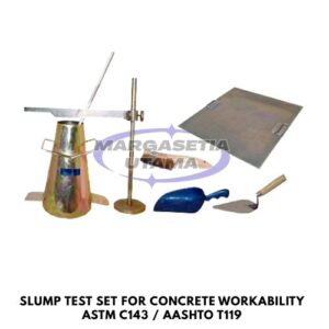 Slump Test Set, Concrete Slump Test Equipment, ASTM C143 Slump Test, AASHTO T119 Concrete Test, Slump Cone Test Kit, Concrete Workability Test Equipment, Fresh Concrete Testing Tools, Civil Engineering Laboratory Equipment, Concrete Quality Control Equipment, Slump Cone 4x8x12 inch, Concrete Testing Equipment Set, Construction Material Testing Tools, Concrete Consistency Test, Slump Test Apparatus, Concrete Field Testing Equipment.margasetia, margasetia utama, toko alat uji, alat uji jakarta, alat teknik sipil, alat teknik sipil jakarta, distributor alat laboratorium sipil, laboratorium uji tanah, lab uji tanah, alat uji beton, lab uji beton, alat uji beton murah, alat uji aspal, lab uji aspal, alat uji aspal jalan, lab uji batuan, lab uji semen, alat uji batuan, uji batuan dan agregat, agregat, alat uji semen, alat survey, theodolite, teodolit, digital theodolite, total station, total tation, waterpass, automatic level, gps geodetik, gnss receiver, instrumen flir, cordex, armadex, kamera explosion proof, camera explosionproof, lutron, fluke, leica, proceq, jual total station jakarta, harga theodolite digital, automatic level waterpass, gps geodetik murah, distributor flir indonesia, cordex armadex camera, lutron fluke original, leica disto jakarta, proceq concrete hammer, alat laboratorium konstruksi indonesia