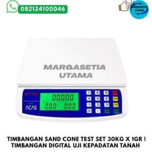 Timbangan Sand Cone, Timbangan Digital 30kg x 1gr, Timbangan Uji Tanah, Timbangan Laboratorium Sipil, Sand Cone Test Set, Field Density Test, Timbangan Presisi, Alat Uji Kepadatan Tanah, ASTM D1556, AASHTO T191,margasetia, margasetia utama, toko alat uji, alat uji jakarta, alat teknik sipil, alat teknik sipil jakarta, distributor alat laboratorium sipil, laboratorium uji tanah, lab uji tanah, alat uji beton, lab uji beton, alat uji beton murah, alat uji aspal, lab uji aspal, alat uji aspal jalan, lab uji batuan, lab uji semen, alat uji batuan, uji batuan dan agregat, agregat, alat uji semen, alat survey, theodolite, teodolit, digital theodolite, total station, total tation, waterpass, automatic level, gps geodetik, gnss receiver, instrumen flir, cordex, armadex, kamera explosion proof, camera explosionproof, lutron, fluke, leica, proceq, jual total station jakarta, harga theodolite digital, automatic level waterpass, gps geodetik murah, distributor flir indonesia, cordex armadex camera, lutron fluke original, leica disto jakarta, proceq concrete hammer, alat laboratorium konstruksi indonesia