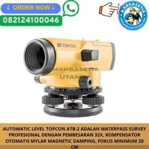 Automatic Level Topcon ATB-2, Topcon ATB-2, Waterpass Topcon ATB-2, Automatic Level Topcon, Waterpass Survey Topcon, Survey Level Topcon, Automatic Level 32x, Waterpass 32x, Waterpass Topografi, Automatic Level Profesional, Alat Survey Topcon, Waterpass Konstruksi, Survey Equipment Indonesia, Automatic Level Tahan Air, Waterpass Tahan Debu, Alat Ukur Elevasi, Waterpass Original Topcon, Jual Automatic Level Topcon ATB-2, Survey Instrument Topcon, Waterpass Teknik Sipil.marga setia, marga setia utama, Tpl.082124100046 toko alat uji, alat uji jakarta, alat teknik sipil, alat teknik sipil jakarta, distributor alat laboratorium sipil, laboratorium uji tanah, lab uji tanah, alat uji beton, lab uji beton, alat uji beton murah, alat uji aspal, lab uji aspal, alat uji aspal jalan, lab uji batuan, lab uji semen, alat uji batuan, uji batuan dan agregat, agregat, alat uji semen, alat survey, theodolite, teodolit, digital theodolite, total station, total tation, waterpass, automatic level, gps geodetik, gnss receiver, instrumen flir, cordex, armadex, kamera explosion proof, camera explosionproof, lutron, fluke, leica, proceq, jual total station jakarta, harga theodolite digital, automatic level waterpass, gps geodetik murah, distributor flir indonesia, cordex armadex camera, lutron fluke original, leica disto jakarta, proceq concrete hammer, alat laboratorium konstruksi indonesia