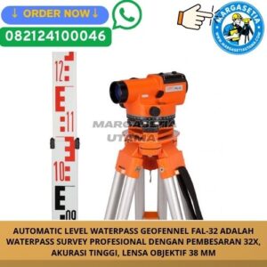Automatic Level Waterpass Geofennel FAL-32, Geofennel FAL-32, Waterpass Geofennel FAL-32, Automatic Level Geofennel, Waterpass Survey Geofennel, Automatic Level 32x, Waterpass 32x, Survey Level Geofennel, Waterpass Akurasi 0.5mm, Automatic Level IP54, Waterpass Topografi, Waterpass Konstruksi, Alat Survey Profesional, Survey Equipment Indonesia, Alat Ukur Elevasi, Waterpass Original Geofennel, Automatic Level untuk Konstruksi, Jual Waterpass Geofennel FAL-32, Survey Instrument Geofennel, Waterpass Teknik Sipil.marga setia, marga setia utama, Tpl.082124100046 toko alat uji, alat uji jakarta, alat teknik sipil, alat teknik sipil jakarta, distributor alat laboratorium sipil, laboratorium uji tanah, lab uji tanah, alat uji beton, lab uji beton, alat uji beton murah, alat uji aspal, lab uji aspal, alat uji aspal jalan, lab uji batuan, lab uji semen, alat uji batuan, uji batuan dan agregat, agregat, alat uji semen, alat survey, theodolite, teodolit, digital theodolite, total station, total tation, waterpass, automatic level, gps geodetik, gnss receiver, instrumen flir, cordex, armadex, kamera explosion proof, camera explosionproof, lutron, fluke, leica, proceq, jual total station jakarta, harga theodolite digital, automatic level waterpass, gps geodetik murah, distributor flir indonesia, cordex armadex camera, lutron fluke original, leica disto jakarta, proceq concrete hammer, alat laboratorium konstruksi indonesia