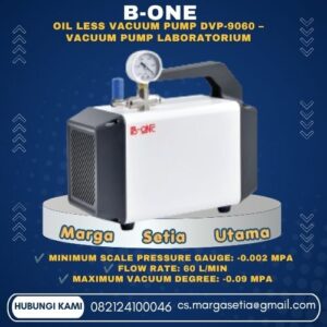 B-ONE Oil Less Vacuum Pump DVP-9060, B-ONE Vacuum Pump, Oil Less Vacuum Pump, Oil Free Vacuum Pump, Vacuum Pump Laboratorium, Pompa Vakum Tanpa Oli, DVP-9060, Vacuum Pump 60 L/min, Laboratory Vacuum Pump, Pompa Vakum 245W,marga setia, marga setia utama, Tpl.082124100046 toko alat uji, alat uji jakarta, alat teknik sipil, alat teknik sipil jakarta, distributor alat laboratorium sipil, laboratorium uji tanah, lab uji tanah, alat uji beton, lab uji beton, alat uji beton murah, alat uji aspal, lab uji aspal, alat uji aspal jalan, lab uji batuan, lab uji semen, alat uji batuan, uji batuan dan agregat, agregat, alat uji semen, alat survey, theodolite, teodolit, digital theodolite, total station, total tation, waterpass, automatic level, gps geodetik, gnss receiver, instrumen flir, cordex, armadex, kamera explosion proof, camera explosionproof, lutron, fluke, leica, proceq, jual total station jakarta, harga theodolite digital, automatic level waterpass, gps geodetik murah, distributor flir indonesia, cordex armadex camera, lutron fluke original, leica disto jakarta, proceq concrete hammer, alat laboratorium konstruksi indonesia