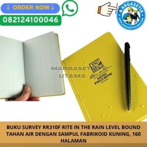 BUKU SURVEY RR310F RITE IN THE RAIN, Rite in the Rain RR310F, Level Bound Field Book, Buku Survey Tahan Air, Waterproof Field Book, Buku Catatan Surveyor, Buku Lapangan Waterproof, Buku Teknik Sipil, Buku Geologi, Buku Tambang, Rite in the Rain Indonesia, Level Survey Book, Field Notebook, Alat Tulis Surveyor, Buku Survey Profesional.marga setia, marga setia utama, Tpl.082124100046 toko alat uji, alat uji jakarta, alat teknik sipil, alat teknik sipil jakarta, distributor alat laboratorium sipil, laboratorium uji tanah, lab uji tanah, alat uji beton, lab uji beton, alat uji beton murah, alat uji aspal, lab uji aspal, alat uji aspal jalan, lab uji batuan, lab uji semen, alat uji batuan, uji batuan dan agregat, agregat, alat uji semen, alat survey, theodolite, teodolit, digital theodolite, total station, total tation, waterpass, automatic level, gps geodetik, gnss receiver, instrumen flir, cordex, armadex, kamera explosion proof, camera explosionproof, lutron, fluke, leica, proceq, jual total station jakarta, harga theodolite digital, automatic level waterpass, gps geodetik murah, distributor flir indonesia, cordex armadex camera, lutron fluke original, leica disto jakarta, proceq concrete hammer, alat laboratorium konstruksi indonesia