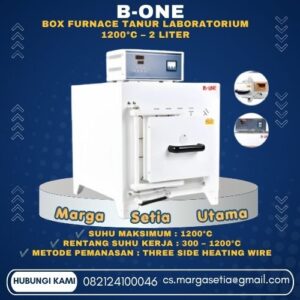B-ONE Box Furnace, Box Furnace 1200°C, Muffle Furnace Laboratorium, Tanur Laboratorium 2 Liter, Furnace Laboratorium Digital, Electric Box Furnace, Furnace Pemanas 1200°C, B-ONE Furnace,marga setia, marga setia utama, Tpl.082124100046 toko alat uji, alat uji jakarta, alat teknik sipil, alat teknik sipil jakarta, distributor alat laboratorium sipil, laboratorium uji tanah, lab uji tanah, alat uji beton, lab uji beton, alat uji beton murah, alat uji aspal, lab uji aspal, alat uji aspal jalan, lab uji batuan, lab uji semen, alat uji batuan, uji batuan dan agregat, agregat, alat uji semen, alat survey, theodolite, teodolit, digital theodolite, total station, total tation, waterpass, automatic level, gps geodetik, gnss receiver, instrumen flir, cordex, armadex, kamera explosion proof, camera explosionproof, lutron, fluke, leica, proceq, jual total station jakarta, harga theodolite digital, automatic level waterpass, gps geodetik murah, distributor flir indonesia, cordex armadex camera, lutron fluke original, leica disto jakarta, proceq concrete hammer, alat laboratorium konstruksi indonesia