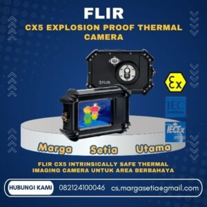 FLIR Cx5, FLIR Cx5 Explosion Proof, FLIR Cx5 Hazardous Location Camera, Explosion Proof Thermal Camera, Intrinsically Safe Thermal Camera, FLIR Thermal Camera, Kamera Thermal Explosion Proof, Kamera Thermal Hazardous Area, Kamera Infrared Industri, FLIR MSX Camera, Thermal Camera Oil and Gas, Thermal Camera ATEX, Thermal Camera Petrokimia, Thermal Imaging Camera Industri, Jual FLIR Cx5, Distributor FLIR Indonesia.marga setia, marga setia utama, Tpl.082124100046 toko alat uji, alat uji jakarta, alat teknik sipil, alat teknik sipil jakarta, distributor alat laboratorium sipil, laboratorium uji tanah, lab uji tanah, alat uji beton, lab uji beton, alat uji beton murah, alat uji aspal, lab uji aspal, alat uji aspal jalan, lab uji batuan, lab uji semen, alat uji batuan, uji batuan dan agregat, agregat, alat uji semen, alat survey, theodolite, teodolit, digital theodolite, total station, total tation, waterpass, automatic level, gps geodetik, gnss receiver, instrumen flir, cordex, armadex, kamera explosion proof, camera explosionproof, lutron, fluke, leica, proceq, jual total station jakarta, harga theodolite digital, automatic level waterpass, gps geodetik murah, distributor flir indonesia, cordex armadex camera, lutron fluke original, leica disto jakarta, proceq concrete hammer, alat laboratorium konstruksi indonesia