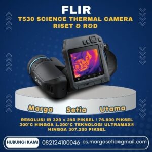 FLIR T530 Science Thermal Camera, FLIR T530 Science, FLIR T530, thermal camera FLIR T530, kamera termal FLIR T530, kamera thermal untuk penelitian, kamera termal R&D, kamera termal engineering, thermal imaging camera, kamera infrared FLIR, kamera termal profesional, thermal camera science, kamera termal laboratorium, kamera termal industri, kamera termal research, FLIR Research Studio, kamera termal UltraMax, thermal camera 320x240,marga setia, marga setia utama, Tpl.082124100046 toko alat uji, alat uji jakarta, alat teknik sipil, alat teknik sipil jakarta, distributor alat laboratorium sipil, laboratorium uji tanah, lab uji tanah, alat uji beton, lab uji beton, alat uji beton murah, alat uji aspal, lab uji aspal, alat uji aspal jalan, lab uji batuan, lab uji semen, alat uji batuan, uji batuan dan agregat, agregat, alat uji semen, alat survey, theodolite, teodolit, digital theodolite, total station, total tation, waterpass, automatic level, gps geodetik, gnss receiver, instrumen flir, cordex, armadex, kamera explosion proof, camera explosionproof, lutron, fluke, leica, proceq, jual total station jakarta, harga theodolite digital, automatic level waterpass, gps geodetik murah, distributor flir indonesia, cordex armadex camera, lutron fluke original, leica disto jakarta, proceq concrete hammer, alat laboratorium konstruksi indonesia