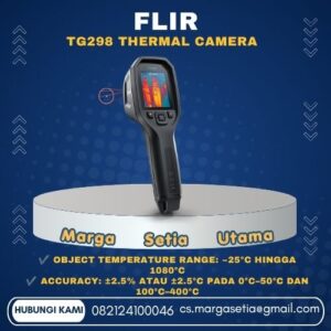 FLIR TG298, FLIR TG298 Thermal Camera, FLIR TG298 Indonesia, Thermal Imaging Camera 1080°C, High Temperature Thermal Camera, Infrared Thermal Camera, FLIR TG Series, Thermal Camera Industri, Thermal Camera Furnace, Thermal Camera Kiln, Thermal Camera Forge, IR Camera 1080°C, Thermal Imaging 160x120, FLIR MSX, METERLiNK, Thermal Camera Laser,marga setia, marga setia utama, Tpl.082124100046 toko alat uji, alat uji jakarta, alat teknik sipil, alat teknik sipil jakarta, distributor alat laboratorium sipil, laboratorium uji tanah, lab uji tanah, alat uji beton, lab uji beton, alat uji beton murah, alat uji aspal, lab uji aspal, alat uji aspal jalan, lab uji batuan, lab uji semen, alat uji batuan, uji batuan dan agregat, agregat, alat uji semen, alat survey, theodolite, teodolit, digital theodolite, total station, total tation, waterpass, automatic level, gps geodetik, gnss receiver, instrumen flir, cordex, armadex, kamera explosion proof, camera explosionproof, lutron, fluke, leica, proceq, jual total station jakarta, harga theodolite digital, automatic level waterpass, gps geodetik murah, distributor flir indonesia, cordex armadex camera, lutron fluke original, leica disto jakarta, proceq concrete hammer, alat laboratorium konstruksi indonesia