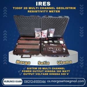IRES T300F, IRES T300F 2D, Alat Geolistrik T300F, Geolistrik 2D Multi Channel, Resistivity Meter 2D, Geolistrik Resistivity Meter, Alat Survey Geolistrik, Electrical Resistivity Tomography, ERT 2D, Geophysical Resistivity Meter, Geolistrik 48 Channel, Resistivity Meter 300 Watt, Alat Geolistrik Indonesia, Geolistrik Survey Tanah, Geolistrik Air Tanah,marga setia, marga setia utama, Tpl.082124100046 toko alat uji, alat uji jakarta, alat teknik sipil, alat teknik sipil jakarta, distributor alat laboratorium sipil, laboratorium uji tanah, lab uji tanah, alat uji beton, lab uji beton, alat uji beton murah, alat uji aspal, lab uji aspal, alat uji aspal jalan, lab uji batuan, lab uji semen, alat uji batuan, uji batuan dan agregat, agregat, alat uji semen, alat survey, theodolite, teodolit, digital theodolite, total station, total tation, waterpass, automatic level, gps geodetik, gnss receiver, instrumen flir, cordex, armadex, kamera explosion proof, camera explosionproof, lutron, fluke, leica, proceq, jual total station jakarta, harga theodolite digital, automatic level waterpass, gps geodetik murah, distributor flir indonesia, cordex armadex camera, lutron fluke original, leica disto jakarta, proceq concrete hammer, alat laboratorium konstruksi indonesia