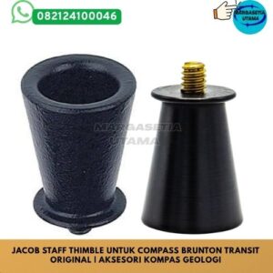 Jacob Staff Thimble untuk Compass Brunton Transit, Brunton Transit Accessories, Jacob Staff Thimble Original, Ball & Socket Mount Brunton, Aksesori Kompas Geologi, Jacob Staff Compass, Brunton Compass, Perlengkapan Survei Geologi.marga setia, marga setia utama, Tpl.082124100046 toko alat uji, alat uji jakarta, alat teknik sipil, alat teknik sipil jakarta, distributor alat laboratorium sipil, laboratorium uji tanah, lab uji tanah, alat uji beton, lab uji beton, alat uji beton murah, alat uji aspal, lab uji aspal, alat uji aspal jalan, lab uji batuan, lab uji semen, alat uji batuan, uji batuan dan agregat, agregat, alat uji semen, alat survey, theodolite, teodolit, digital theodolite, total station, total tation, waterpass, automatic level, gps geodetik, gnss receiver, instrumen flir, cordex, armadex, kamera explosion proof, camera explosionproof, lutron, fluke, leica, proceq, jual total station jakarta, harga theodolite digital, automatic level waterpass, gps geodetik murah, distributor flir indonesia, cordex armadex camera, lutron fluke original, leica disto jakarta, proceq concrete hammer, alat laboratorium konstruksi indonesia