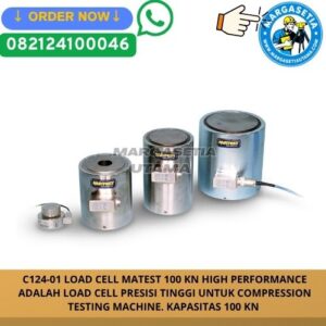 C124-01 Load Cell Matest 100 kN High Performance, Load Cell Matest 100 kN, Matest C124-01, High Performance Load Cell, Load Cell Compression Testing Machine, Load Cell Kalibrasi, Load Cell Laboratorium, Load Cell Material Testing, Compression Machine Load Cell, Matest Load Cell Indonesia.marga setia, marga setia utama, Tpl.082124100046 toko alat uji, alat uji jakarta, alat teknik sipil, alat teknik sipil jakarta, distributor alat laboratorium sipil, laboratorium uji tanah, lab uji tanah, alat uji beton, lab uji beton, alat uji beton murah, alat uji aspal, lab uji aspal, alat uji aspal jalan, lab uji batuan, lab uji semen, alat uji batuan, uji batuan dan agregat, agregat, alat uji semen, alat survey, theodolite, teodolit, digital theodolite, total station, total tation, waterpass, automatic level, gps geodetik, gnss receiver, instrumen flir, cordex, armadex, kamera explosion proof, camera explosionproof, lutron, fluke, leica, proceq, jual total station jakarta, harga theodolite digital, automatic level waterpass, gps geodetik murah, distributor flir indonesia, cordex armadex camera, lutron fluke original, leica disto jakarta, proceq concrete hammer, alat laboratorium konstruksi indonesia