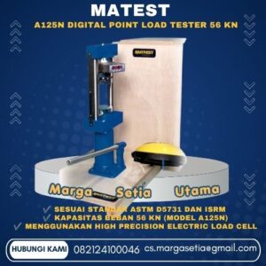 Matest A125N, Digital Point Load Tester, Point Load Tester 56 kN, ASTM D5731, ISRM Point Load Test, Rock Strength Tester, Rock Point Load Test, Point Load Index Tester, Load Cell Digital 56 kN, Alat Uji Batuan, Geotechnical Testing Equipment, Aggregate Testing Equipment, Matest Italy,marga setia, marga setia utama, Tpl.082124100046 toko alat uji, alat uji jakarta, alat teknik sipil, alat teknik sipil jakarta, distributor alat laboratorium sipil, laboratorium uji tanah, lab uji tanah, alat uji beton, lab uji beton, alat uji beton murah, alat uji aspal, lab uji aspal, alat uji aspal jalan, lab uji batuan, lab uji semen, alat uji batuan, uji batuan dan agregat, agregat, alat uji semen, alat survey, theodolite, teodolit, digital theodolite, total station, total tation, waterpass, automatic level, gps geodetik, gnss receiver, instrumen flir, cordex, armadex, kamera explosion proof, camera explosionproof, lutron, fluke, leica, proceq, jual total station jakarta, harga theodolite digital, automatic level waterpass, gps geodetik murah, distributor flir indonesia, cordex armadex camera, lutron fluke original, leica disto jakarta, proceq concrete hammer, alat laboratorium konstruksi indonesia