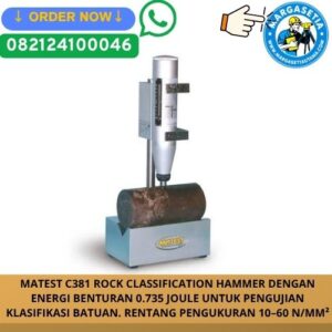 Matest C381, Rock Classification Hammer, Rock Test Hammer, Schmidt Hammer Batuan, Low Impact Rock Hammer, Hammer Uji Batuan, Rock Core Testing, Rock Core Hammer, Alat Uji Batuan, Geotechnical Testing Equipment, Geological Testing Equipment, Matest Indonesia, Rock Strength Tester, Rock Hardness Tester, Peralatan Laboratorium Geoteknik.marga setia, marga setia utama, Tpl.082124100046 toko alat uji, alat uji jakarta, alat teknik sipil, alat teknik sipil jakarta, distributor alat laboratorium sipil, laboratorium uji tanah, lab uji tanah, alat uji beton, lab uji beton, alat uji beton murah, alat uji aspal, lab uji aspal, alat uji aspal jalan, lab uji batuan, lab uji semen, alat uji batuan, uji batuan dan agregat, agregat, alat uji semen, alat survey, theodolite, teodolit, digital theodolite, total station, total tation, waterpass, automatic level, gps geodetik, gnss receiver, instrumen flir, cordex, armadex, kamera explosion proof, camera explosionproof, lutron, fluke, leica, proceq, jual total station jakarta, harga theodolite digital, automatic level waterpass, gps geodetik murah, distributor flir indonesia, cordex armadex camera, lutron fluke original, leica disto jakarta, proceq concrete hammer, alat laboratorium konstruksi indonesia