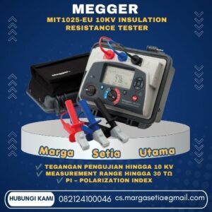 Megger MIT1025, Megger MIT1025-EU, MIT1025 10kV, Megger 10kV Insulation Tester, Insulation Resistance Tester 10kV, Megohmmeter 10kV, Megger Insulation Resistance Meter, Megger PI DAR Tester, PI Predictor PIp, Ramp Test Megger, Insulation Tester 30TΩ, High Voltage Insulation Tester, Megger MIT Series, Insulation Resistance Test, Electrical Insulation Tester,marga setia, marga setia utama, Tpl.082124100046 toko alat uji, alat uji jakarta, alat teknik sipil, alat teknik sipil jakarta, distributor alat laboratorium sipil, laboratorium uji tanah, lab uji tanah, alat uji beton, lab uji beton, alat uji beton murah, alat uji aspal, lab uji aspal, alat uji aspal jalan, lab uji batuan, lab uji semen, alat uji batuan, uji batuan dan agregat, agregat, alat uji semen, alat survey, theodolite, teodolit, digital theodolite, total station, total tation, waterpass, automatic level, gps geodetik, gnss receiver, instrumen flir, cordex, armadex, kamera explosion proof, camera explosionproof, lutron, fluke, leica, proceq, jual total station jakarta, harga theodolite digital, automatic level waterpass, gps geodetik murah, distributor flir indonesia, cordex armadex camera, lutron fluke original, leica disto jakarta, proceq concrete hammer, alat laboratorium konstruksi indonesia