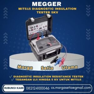 Megger MIT515, Megger MIT515 Indonesia, MIT515 Insulation Tester, Megger Diagnostic Insulation Tester, Megger 5kV Insulation Tester, Insulation Resistance Tester, Megger Insulation Resistance Meter, High Voltage Insulation Tester, Megohmmeter 5kV, Megger MIT Series, Insulation Tester CAT IV, Megger Li-Ion Insulation Tester, Diagnostic Insulation Testing,marga setia, marga setia utama, Tpl.082124100046 toko alat uji, alat uji jakarta, alat teknik sipil, alat teknik sipil jakarta, distributor alat laboratorium sipil, laboratorium uji tanah, lab uji tanah, alat uji beton, lab uji beton, alat uji beton murah, alat uji aspal, lab uji aspal, alat uji aspal jalan, lab uji batuan, lab uji semen, alat uji batuan, uji batuan dan agregat, agregat, alat uji semen, alat survey, theodolite, teodolit, digital theodolite, total station, total tation, waterpass, automatic level, gps geodetik, gnss receiver, instrumen flir, cordex, armadex, kamera explosion proof, camera explosionproof, lutron, fluke, leica, proceq, jual total station jakarta, harga theodolite digital, automatic level waterpass, gps geodetik murah, distributor flir indonesia, cordex armadex camera, lutron fluke original, leica disto jakarta, proceq concrete hammer, alat laboratorium konstruksi indonesia