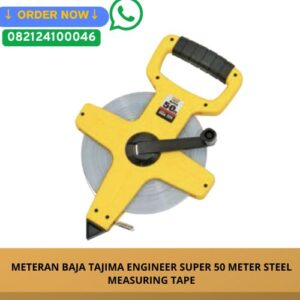 tajima engineer super 50m, tajima engineer great, meteran baja tajima 50 meter, steel measuring tape tajima, meteran survey 50m, meteran konstruksi, meteran teknik sipil, pita ukur baja, meteran lapangan, meteran proyek, alat ukur jarak, tajima original jepang, premium steel tape measure,marga setia, marga setia utama, Tpl.082124100046 toko alat uji, alat uji jakarta, alat teknik sipil, alat teknik sipil jakarta, distributor alat laboratorium sipil, laboratorium uji tanah, lab uji tanah, alat uji beton, lab uji beton, alat uji beton murah, alat uji aspal, lab uji aspal, alat uji aspal jalan, lab uji batuan, lab uji semen, alat uji batuan, uji batuan dan agregat, agregat, alat uji semen, alat survey, theodolite, teodolit, digital theodolite, total station, total tation, waterpass, automatic level, gps geodetik, gnss receiver, instrumen flir, cordex, armadex, kamera explosion proof, camera explosionproof, lutron, fluke, leica, proceq, jual total station jakarta, harga theodolite digital, automatic level waterpass, gps geodetik murah, distributor flir indonesia, cordex armadex camera, lutron fluke original, leica disto jakarta, proceq concrete hammer, alat laboratorium konstruksi indonesia