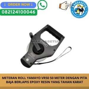 Meteran Roll Yamayo VR50, Yamayo VR50, Steel Measuring Tape 50 Meter, Meteran Baja Yamayo, Meteran Roll 50 Meter, Iron Measuring Tape, Meteran Survey, Alat Ukur Jarak, Meteran Teknik Sipil, Yamayo Indonesia,marga setia, marga setia utama, Tpl.082124100046 toko alat uji, alat uji jakarta, alat teknik sipil, alat teknik sipil jakarta, distributor alat laboratorium sipil, laboratorium uji tanah, lab uji tanah, alat uji beton, lab uji beton, alat uji beton murah, alat uji aspal, lab uji aspal, alat uji aspal jalan, lab uji batuan, lab uji semen, alat uji batuan, uji batuan dan agregat, agregat, alat uji semen, alat survey, theodolite, teodolit, digital theodolite, total station, total tation, waterpass, automatic level, gps geodetik, gnss receiver, instrumen flir, cordex, armadex, kamera explosion proof, camera explosionproof, lutron, fluke, leica, proceq, jual total station jakarta, harga theodolite digital, automatic level waterpass, gps geodetik murah, distributor flir indonesia, cordex armadex camera, lutron fluke original, leica disto jakarta, proceq concrete hammer, alat laboratorium konstruksi indonesia