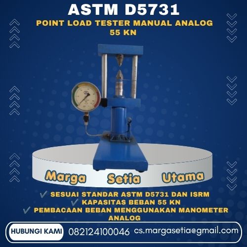 Point Load Tester, Point Load Test 55 kN, Manual Point Load Tester, Analog Point Load Tester, Manometer Point Load Tester, ASTM D5731, ISRM Point Load Test, Rock Testing Equipment, Alat Uji Batuan, Point Load Index Tester, Geotechnical Testing Equipment, Aggregate Testing Equipment, Laboratorium Geoteknik,marga setia, marga setia utama, Tpl.082124100046 toko alat uji, alat uji jakarta, alat teknik sipil, alat teknik sipil jakarta, distributor alat laboratorium sipil, laboratorium uji tanah, lab uji tanah, alat uji beton, lab uji beton, alat uji beton murah, alat uji aspal, lab uji aspal, alat uji aspal jalan, lab uji batuan, lab uji semen, alat uji batuan, uji batuan dan agregat, agregat, alat uji semen, alat survey, theodolite, teodolit, digital theodolite, total station, total tation, waterpass, automatic level, gps geodetik, gnss receiver, instrumen flir, cordex, armadex, kamera explosion proof, camera explosionproof, lutron, fluke, leica, proceq, jual total station jakarta, harga theodolite digital, automatic level waterpass, gps geodetik murah, distributor flir indonesia, cordex armadex camera, lutron fluke original, leica disto jakarta, proceq concrete hammer, alat laboratorium konstruksi indonesia