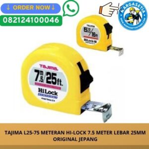 tajima l25-75, meteran tajima 7.5 meter, meteran hi-lock tajima, pita ukur tajima 25mm, meteran original jepang, meteran pertukangan, pita ukur baja, meteran konstruksi, meteran teknik sipil, alat ukur bangunan, tajima tape measure 7.5m, meteran profesional, meteran industri,marga setia, marga setia utama, Tpl.082124100046 toko alat uji, alat uji jakarta, alat teknik sipil, alat teknik sipil jakarta, distributor alat laboratorium sipil, laboratorium uji tanah, lab uji tanah, alat uji beton, lab uji beton, alat uji beton murah, alat uji aspal, lab uji aspal, alat uji aspal jalan, lab uji batuan, lab uji semen, alat uji batuan, uji batuan dan agregat, agregat, alat uji semen, alat survey, theodolite, teodolit, digital theodolite, total station, total tation, waterpass, automatic level, gps geodetik, gnss receiver, instrumen flir, cordex, armadex, kamera explosion proof, camera explosionproof, lutron, fluke, leica, proceq, jual total station jakarta, harga theodolite digital, automatic level waterpass, gps geodetik murah, distributor flir indonesia, cordex armadex camera, lutron fluke original, leica disto jakarta, proceq concrete hammer, alat laboratorium konstruksi indonesia