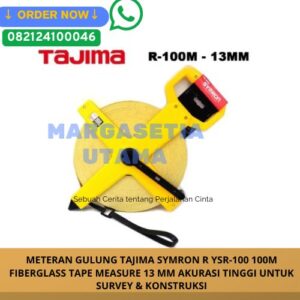 Tajima Symron R YSR-100, Tajima YSR-100, Meteran Gulung Tajima 100 Meter, Fiberglass Tape Measure 100M, Meteran Fiberglass 100 Meter, Meteran Survey 100 Meter, Meteran Proyek, Meteran Teknik Sipil, Meteran Lapangan, Meteran Ukur Jarak, Tajima Tape Measure, Alat Ukur Panjang, Meteran Konstruksi, Meteran Lahan, Measuring Tape 100 Metermarga setia, marga setia utama, Tpl.082124100046 toko alat uji, alat uji jakarta, alat teknik sipil, alat teknik sipil jakarta, distributor alat laboratorium sipil, laboratorium uji tanah, lab uji tanah, alat uji beton, lab uji beton, alat uji beton murah, alat uji aspal, lab uji aspal, alat uji aspal jalan, lab uji batuan, lab uji semen, alat uji batuan, uji batuan dan agregat, agregat, alat uji semen, alat survey, theodolite, teodolit, digital theodolite, total station, total tation, waterpass, automatic level, gps geodetik, gnss receiver, instrumen flir, cordex, armadex, kamera explosion proof, camera explosionproof, lutron, fluke, leica, proceq, jual total station jakarta, harga theodolite digital, automatic level waterpass, gps geodetik murah, distributor flir indonesia, cordex armadex camera, lutron fluke original, leica disto jakarta, proceq concrete hammer, alat laboratorium konstruksi indonesia
