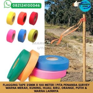 Flagging Tape 25mm x 100 Meter, Pita Penanda Survey, Survey Flagging Tape, Pita Marker Lapangan, Pita Penanda Konstruksi, Flagging Tape Merah, Flagging Tape Kuning, Flagging Tape Hijau, Flagging Tape Biru, Flagging Tape Orange, Flagging Tape Putih, Pita Penanda GPS, Pita Penanda Total Station, Pita Penanda Tambang, Pita Penanda Kehutanan, Pita Penanda Proyek, Flagging Tape Indonesia, Jual Flagging Tape Berkualitas.marga setia, marga setia utama, Tpl.082124100046 toko alat uji, alat uji jakarta, alat teknik sipil, alat teknik sipil jakarta, distributor alat laboratorium sipil, laboratorium uji tanah, lab uji tanah, alat uji beton, lab uji beton, alat uji beton murah, alat uji aspal, lab uji aspal, alat uji aspal jalan, lab uji batuan, lab uji semen, alat uji batuan, uji batuan dan agregat, agregat, alat uji semen, alat survey, theodolite, teodolit, digital theodolite, total station, total tation, waterpass, automatic level, gps geodetik, gnss receiver, instrumen flir, cordex, armadex, kamera explosion proof, camera explosionproof, lutron, fluke, leica, proceq, jual total station jakarta, harga theodolite digital, automatic level waterpass, gps geodetik murah, distributor flir indonesia, cordex armadex camera, lutron fluke original, leica disto jakarta, proceq concrete hammer, alat laboratorium konstruksi indonesia