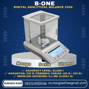 B-ONE Digital Analytical Balance, Analytical Balance 330g, Timbangan Analitik 0.1mg, Timbangan Laboratorium, Analytical Balance LCD, Timbangan Presisi, Timbangan Digital Laboratorium, Analytical Balance RS232, Auto Calibration Balance, Timbangan Analitik B-ONE,marga setia, marga setia utama, Tpl.082124100046 toko alat uji, alat uji jakarta, alat teknik sipil, alat teknik sipil jakarta, distributor alat laboratorium sipil, laboratorium uji tanah, lab uji tanah, alat uji beton, lab uji beton, alat uji beton murah, alat uji aspal, lab uji aspal, alat uji aspal jalan, lab uji batuan, lab uji semen, alat uji batuan, uji batuan dan agregat, agregat, alat uji semen, alat survey, theodolite, teodolit, digital theodolite, total station, total tation, waterpass, automatic level, gps geodetik, gnss receiver, instrumen flir, cordex, armadex, kamera explosion proof, camera explosionproof, lutron, fluke, leica, proceq, jual total station jakarta, harga theodolite digital, automatic level waterpass, gps geodetik murah, distributor flir indonesia, cordex armadex camera, lutron fluke original, leica disto jakarta, proceq concrete hammer, alat laboratorium konstruksi indonesia