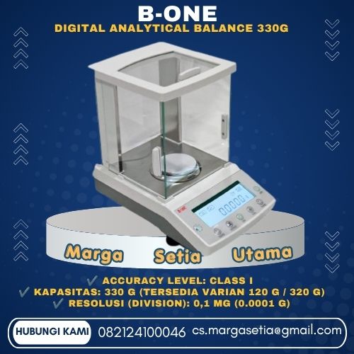 B-ONE Digital Analytical Balance, Analytical Balance 330g, Timbangan Analitik 0.1mg, Timbangan Laboratorium, Analytical Balance LCD, Timbangan Presisi, Timbangan Digital Laboratorium, Analytical Balance RS232, Auto Calibration Balance, Timbangan Analitik B-ONE,marga setia, marga setia utama, Tpl.082124100046 toko alat uji, alat uji jakarta, alat teknik sipil, alat teknik sipil jakarta, distributor alat laboratorium sipil, laboratorium uji tanah, lab uji tanah, alat uji beton, lab uji beton, alat uji beton murah, alat uji aspal, lab uji aspal, alat uji aspal jalan, lab uji batuan, lab uji semen, alat uji batuan, uji batuan dan agregat, agregat, alat uji semen, alat survey, theodolite, teodolit, digital theodolite, total station, total tation, waterpass, automatic level, gps geodetik, gnss receiver, instrumen flir, cordex, armadex, kamera explosion proof, camera explosionproof, lutron, fluke, leica, proceq, jual total station jakarta, harga theodolite digital, automatic level waterpass, gps geodetik murah, distributor flir indonesia, cordex armadex camera, lutron fluke original, leica disto jakarta, proceq concrete hammer, alat laboratorium konstruksi indonesia