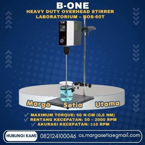 B-ONE Overhead Stirrer, BOS-60T, Heavy Duty Overhead Stirrer, Overhead Stirrer Laboratorium, Digital Overhead Stirrer, Laboratory Stirrer, Overhead Mixer, Stirrer 60L, Overhead Stirrer LCD, B-ONE Laboratory Stirrer,marga setia, marga setia utama, Tpl.082124100046 toko alat uji, alat uji jakarta, alat teknik sipil, alat teknik sipil jakarta, distributor alat laboratorium sipil, laboratorium uji tanah, lab uji tanah, alat uji beton, lab uji beton, alat uji beton murah, alat uji aspal, lab uji aspal, alat uji aspal jalan, lab uji batuan, lab uji semen, alat uji batuan, uji batuan dan agregat, agregat, alat uji semen, alat survey, theodolite, teodolit, digital theodolite, total station, total tation, waterpass, automatic level, gps geodetik, gnss receiver, instrumen flir, cordex, armadex, kamera explosion proof, camera explosionproof, lutron, fluke, leica, proceq, jual total station jakarta, harga theodolite digital, automatic level waterpass, gps geodetik murah, distributor flir indonesia, cordex armadex camera, lutron fluke original, leica disto jakarta, proceq concrete hammer, alat laboratorium konstruksi indonesia