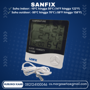 Sanfix TH308B, Sanfix TH308B Thermohygrometer, thermohygrometer Sanfix, thermometer hygrometer digital, alat ukur suhu dan kelembapan, pengukur suhu kelembapan, thermometer indoor outdoor, hygrometer indoor outdoor, thermometer digital Sanfix, alat ukur kelembapan udara, alat ukur suhu udara, thermohygrometer digital, thermometer outdoor, hygrometer digital, temperature humidity meter, humidity meter, alat monitoring suhu kelembapan, pengukur humidity, alat ukur lingkungan, thermohygrometer Indonesia,marga setia, marga setia utama, Tpl.082124100046 toko alat uji, alat uji jakarta, alat teknik sipil, alat teknik sipil jakarta, distributor alat laboratorium sipil, laboratorium uji tanah, lab uji tanah, alat uji beton, lab uji beton, alat uji beton murah, alat uji aspal, lab uji aspal, alat uji aspal jalan, lab uji batuan, lab uji semen, alat uji batuan, uji batuan dan agregat, agregat, alat uji semen, alat survey, theodolite, teodolit, digital theodolite, total station, total tation, waterpass, automatic level, gps geodetik, gnss receiver, instrumen flir, cordex, armadex, kamera explosion proof, camera explosionproof, lutron, fluke, leica, proceq, jual total station jakarta, harga theodolite digital, automatic level waterpass, gps geodetik murah, distributor flir indonesia, cordex armadex camera, lutron fluke original, leica disto jakarta, proceq concrete hammer, alat laboratorium konstruksi indonesia,alat lab sipil murah, distributor alat uji tanah, toko alat lab teknik sipil, jual alat uji beton jakarta, alat lab aspal jalan, alat laboratorium batuan, hammer test beton, concrete test hammer, slump test beton, cbr laboratorium, cbr lapangan, marshall test aspal, core drill beton, core drill aspal, sand cone test, sieve shaker, ayakan standar lab, hydrometer tanah, oven laboratorium sipil, timbangan digital lab, compressive strength machine, mesin uji tekan beton, ductilometer aspal, pycnometer tanah, permeabilitas tanah, penetrometer aspal, los angeles abrasion machine, alat abrasi batu, jual alat survey jakarta, distributor total station indonesia, total station topcon, total station sokkia, total station ruide, total station nikon, total station hi target, prisma polygon, prisma single, pole prisma, tripod total station, kaki statif waterpass, leveling rod, rambu ukur, handheld gps, gps garmin murah, kompas suunto, clinometer, lasermeter, laser distance meter, leica disto murah, drone pemetaan, gps rtk geodetik, gnss rtk receiver, sewa total station jakarta, kalibrasi alat survey jakarta, tempat service total station, kalibrasi theodolite, service waterpass jakarta, kamera thermal flir, jual flir indonesia, kamera tahan ledakan, kamera termal industri, infrared camera, thermal imager, thickness gauge, ultrasonic thickness gauge, coating thickness gauge, vibrometer, vibration meter, anemometer, lux meter, sound level meter, moisture meter, ph meter, conductivity meter, clamp meter fluke, multitester fluke, kalibrasi instrumen uji, instrumen NDT indonesia, pemindai beton, concrete scanner, rebar locator, alat deteksi besi beton, topcon indonesia, sokkia indonesia, nikon survey, hi target rtk, garmin indonesia, flir thermal indonesia, fluke original jakarta, lutron indonesia, leica geosystems, proceq indonesia, mitutoyo, elcometer, james instruments, humboldt lab equipment, ele international, Controls group indonesia, toko alat teknik terdekat, distributor alat uji terpercaya, supplier alat teknik jakarta, supplier alat survey indonesia, harga total station murah, harga theodolite murah, harga gps geodetik jakarta, pusat alat teknik sipil, kontraktor laboratorium sipil, pengadaan alat uji sipil, vendor alat survey jakarta, jual instrumen flir jakarta, grosir alat laboratorium teknik,toko alat teknik terdekat, distributor alat uji terpercaya, supplier alat teknik jakarta, supplier alat survey indonesia, harga total station murah, harga theodolite murah, harga gps geodetik jakarta, pusat alat teknik sipil, kontraktor laboratorium sipil, pengadaan alat uji sipil, vendor alat survey jakarta, jual instrumen flir jakarta, grosir alat laboratorium teknik,topcon indonesia, sokkia indonesia, nikon survey, hi target rtk, garmin indonesia, flir thermal indonesia, fluke original jakarta, lutron indonesia, leica geosystems, proceq indonesia, mitutoyo, elcometer, james instruments, humboldt lab equipment, ele international, Controls group indonesia,kamera thermal flir, jual flir indonesia, kamera tahan ledakan, kamera termal industri, infrared camera, thermal imager, thickness gauge, ultrasonic thickness gauge, coating thickness gauge, vibrometer, vibration meter, anemometer, lux meter, sound level meter, moisture meter, ph meter, conductivity meter, clamp meter fluke, multitester fluke, kalibrasi instrumen uji, instrumen NDT indonesia, pemindai beton, concrete scanner, rebar locator, alat deteksi besi beton,jual alat survey jakarta, distributor total station indonesia, total station topcon, total station sokkia, total station ruide, total station nikon, total station hi target, prisma polygon, prisma single, pole prisma, tripod total station, kaki statif waterpass, leveling rod, rambu ukur, handheld gps, gps garmin murah, kompas suunto, clinometer, lasermeter, laser distance meter, leica disto murah, drone pemetaan, gps rtk geodetik, gnss rtk receiver, sewa total station jakarta, kalibrasi alat survey jakarta, tempat service total station, kalibrasi theodolite, service waterpass jakarta,alat lab sipil murah, distributor alat uji tanah, toko alat lab teknik sipil, jual alat uji beton jakarta, alat lab aspal jalan, alat laboratorium batuan, hammer test beton, concrete test hammer, slump test beton, cbr laboratorium, cbr lapangan, marshall test aspal, core drill beton, core drill aspal, sand cone test, sieve shaker, ayakan standar lab, hydrometer tanah, oven laboratorium sipil, timbangan digital lab, compressive strength machine, mesin uji tekan beton, ductilometer aspal, pycnometer tanah, permeabilitas tanah, penetrometer aspal, los angeles abrasion machine, alat abrasi batu