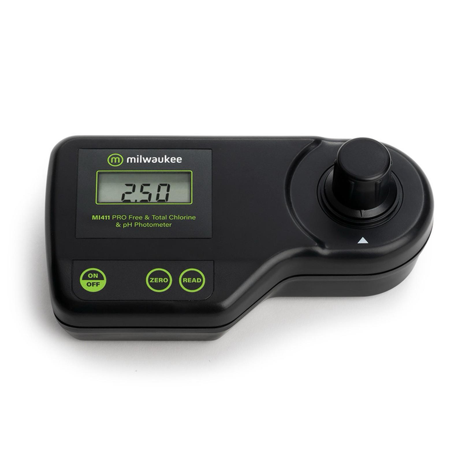 Milwaukee MI411 pH Meter PRO, Milwaukee MI411, MI411 pH Meter, Milwaukee pH Meter, Chlorine Photometer, Free Chlorine Photometer, Total Chlorine Photometer, alat ukur chlorine, alat ukur klorin, alat ukur pH, chlorine meter, photometer air, alat uji kualitas air, alat ukur kualitas air, Milwaukee Indonesia.